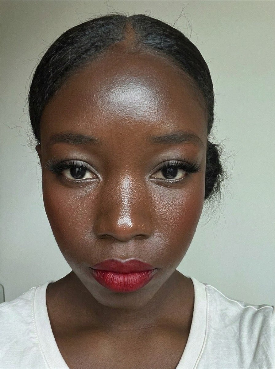 Old Hollywood red on Amira