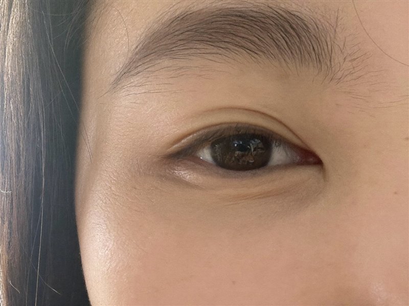 Monolid eye, reference photo